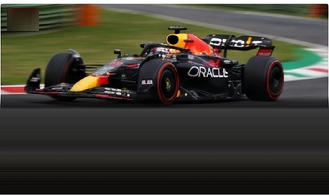 A Formula 1 car at racing speed